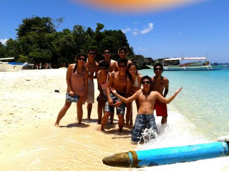 Boracay is fun with friends. Unless your sole purpose is to hook up with other vacationers or to soul-search (though why in a party beach, I don't know), then going to Boracay in a group is loads more practical and fun.